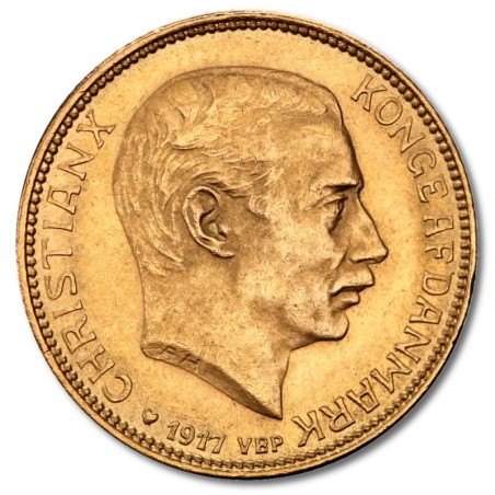 20 Kroner Christian X Danemark | Or | 1913-1917