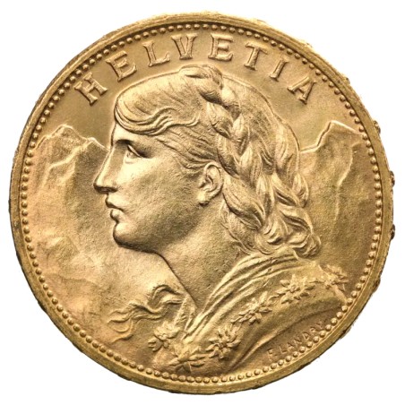 20 Francs Suisses Vreneli | Or | 1897-1949