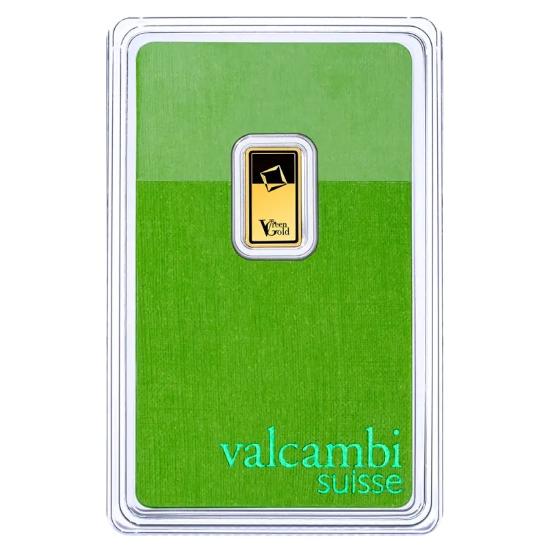 1g Lingot d'Or | Valcambi | Green Gold