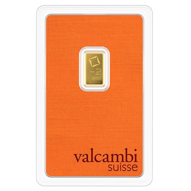 0.5g Lingot d'Or | Valcambi