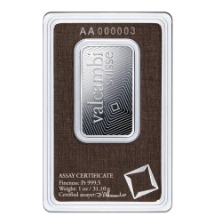 1 oz Lingot de Platine | Valcambi