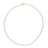Collier à chaîne ronde en or 22kt