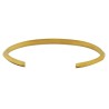 24kt Gold Bracelet Classique avec Bord
