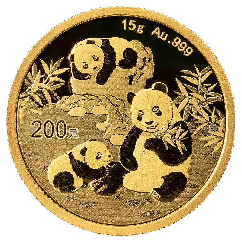 15g Panda Chinois | Or | Endommagé