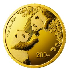 15g Panda Chinois | Or | Endommagé