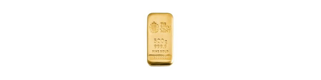 Lingots d'or de 500g